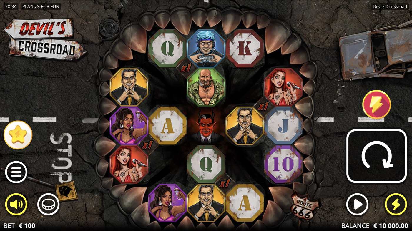 Devil's Crossroad: image of main menu
