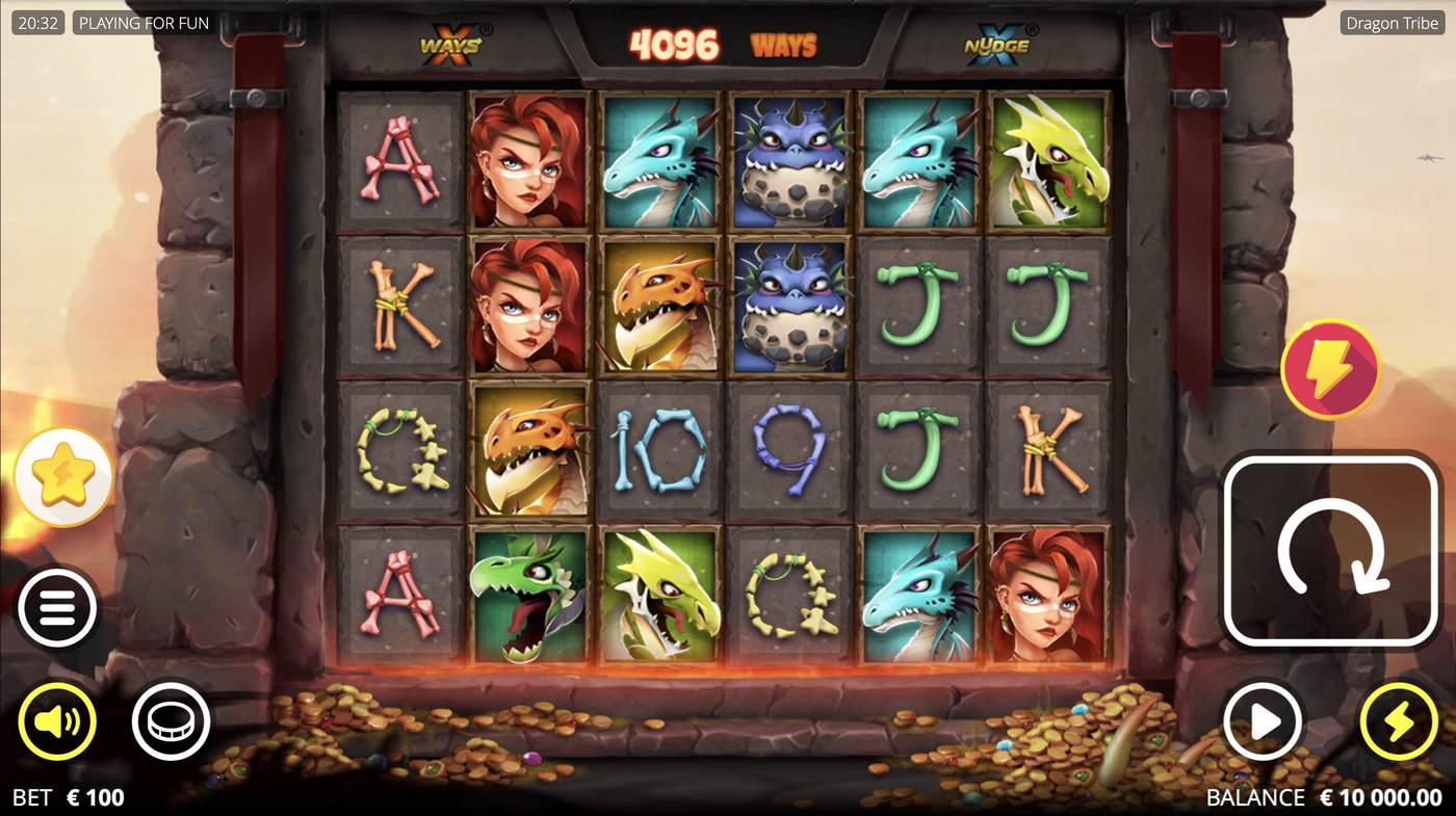 Dragon Tribe: image of main menu