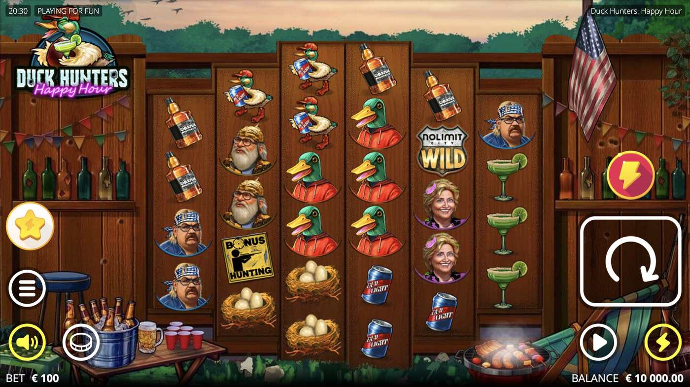 Duck Hunters: Happy Hour: image of main menu