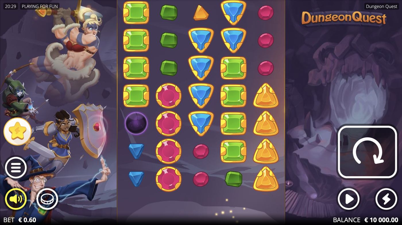 Dungeon Quest: image of main menu