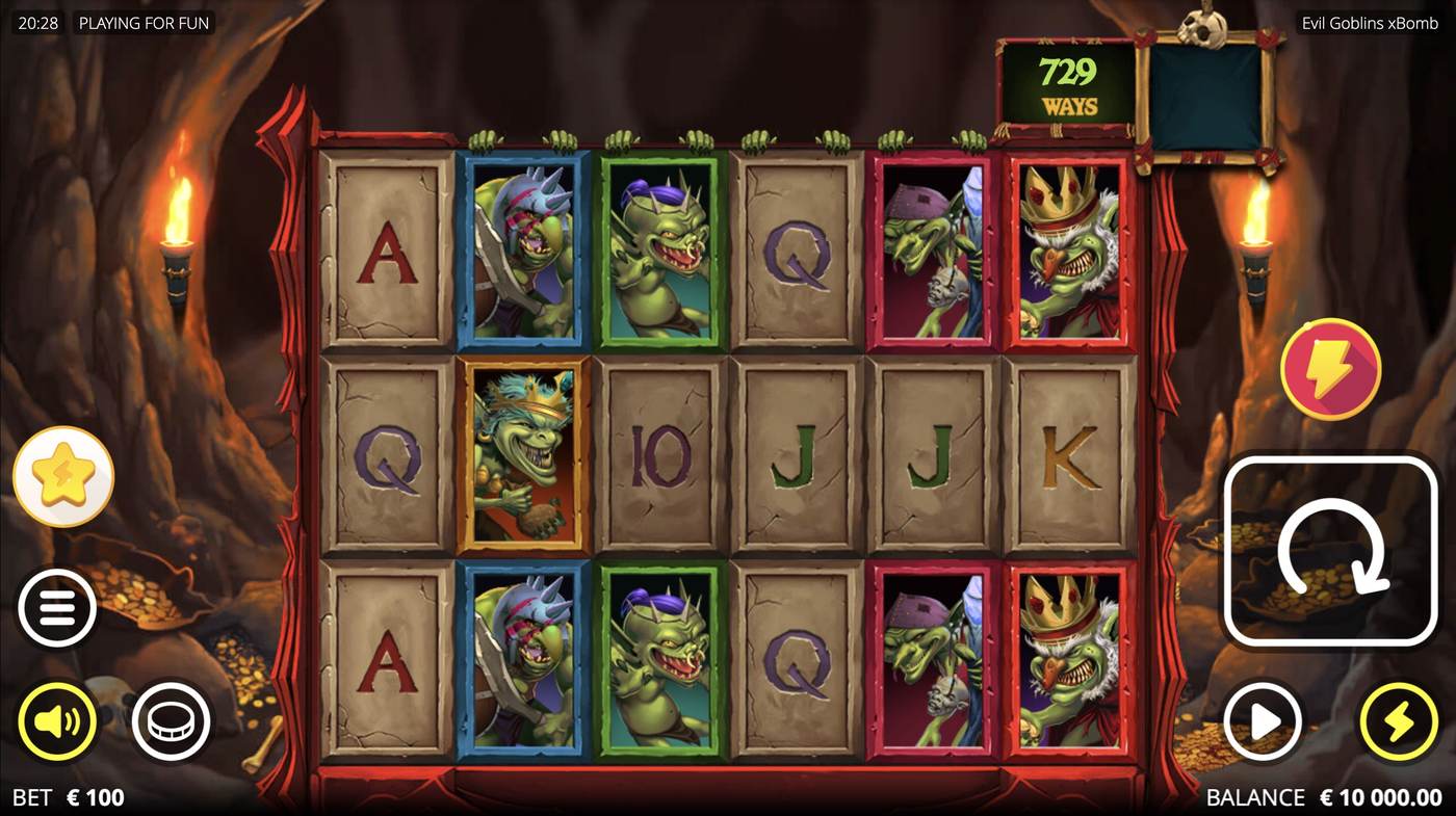 Evil Goblins xBomb: image of main menu