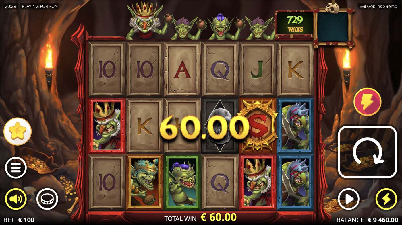 Evil Goblins xBomb: image of winning