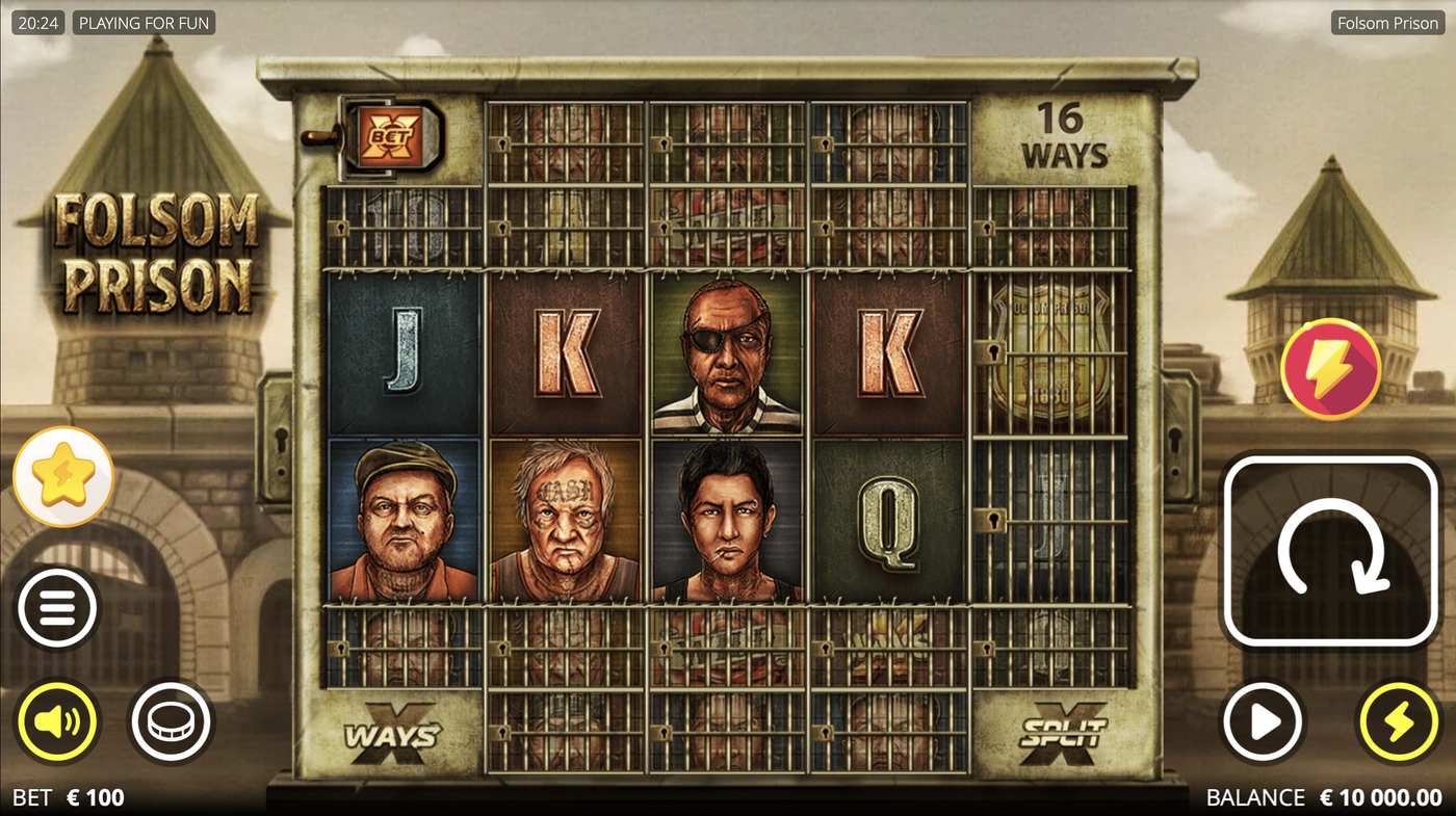 Folsom Prison: image of main menu