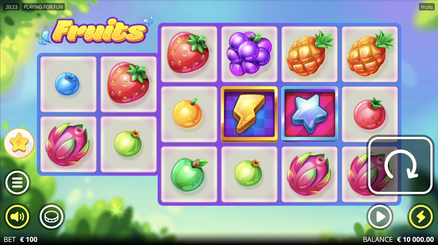 Fruits: image of main menu