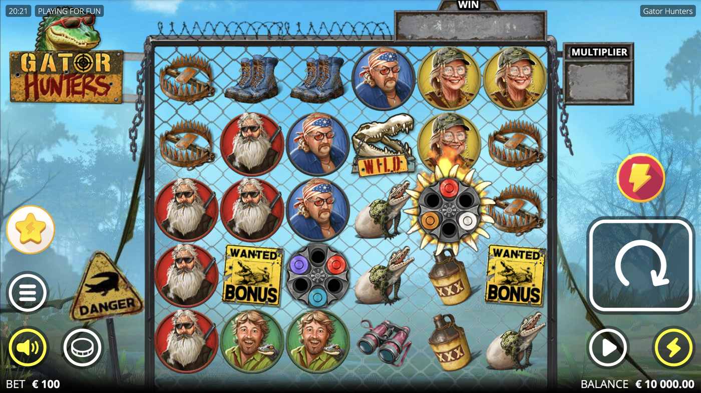 Gator Hunters: image of main menu