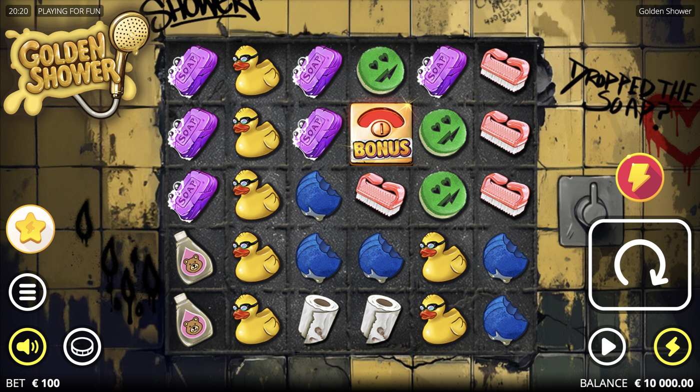 Golden Shower: image of main menu