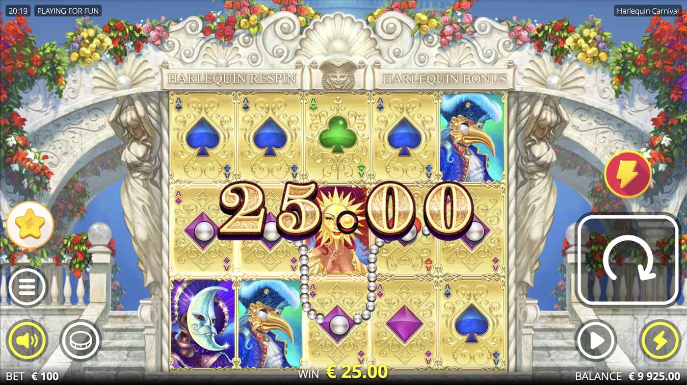 Harlequin Carnival: image of winning