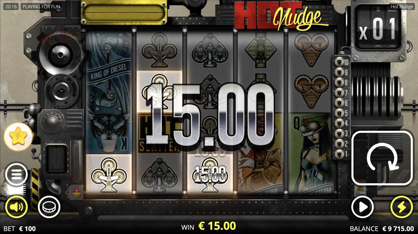 Hot Nudge: image of winning