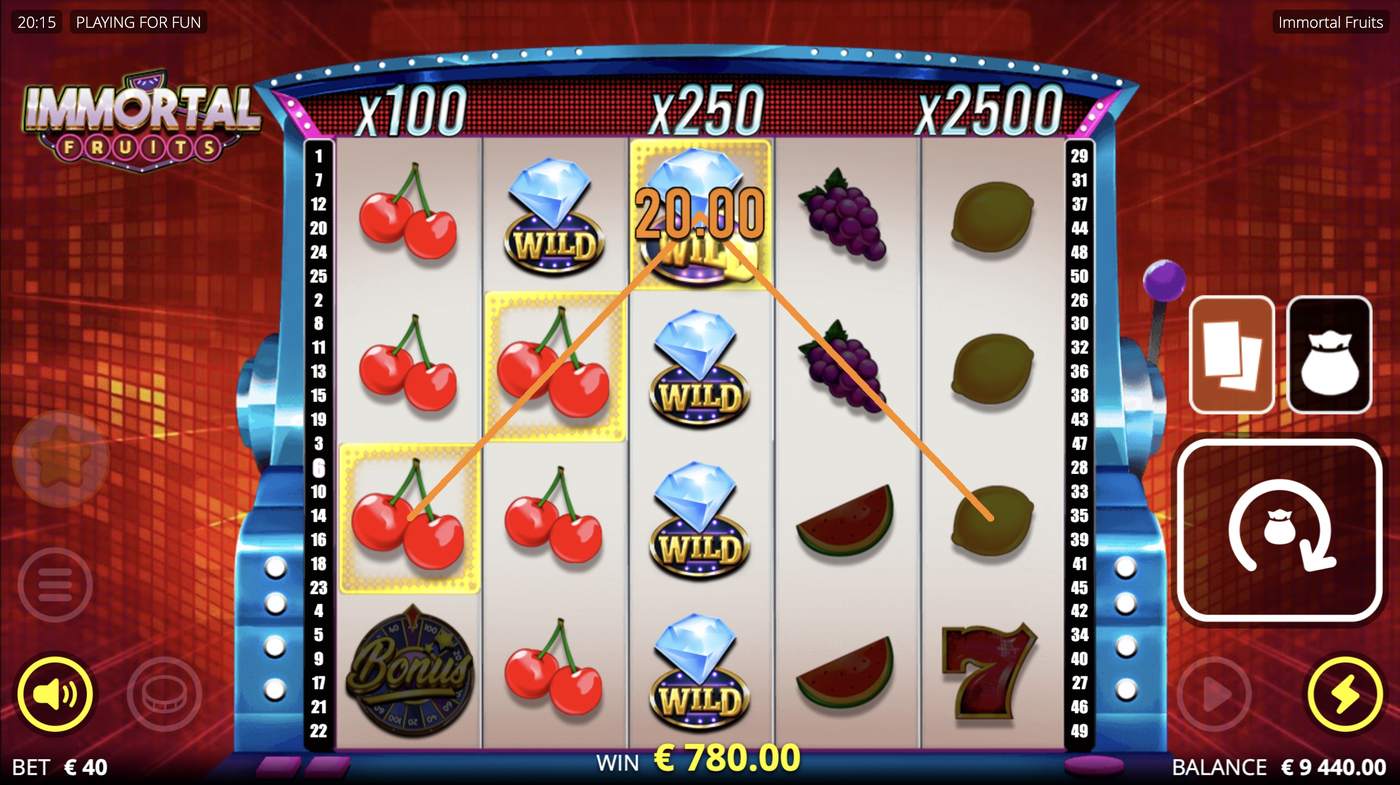Immortal Fruits: image of winning