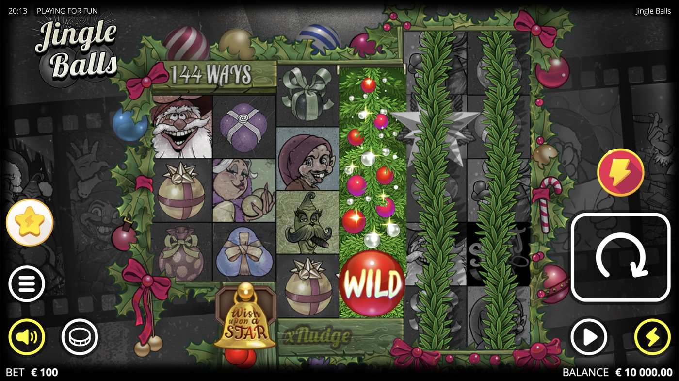 Jingle Balls: image of main menu