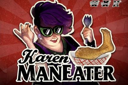 Karen Maneater Online Slot Logo