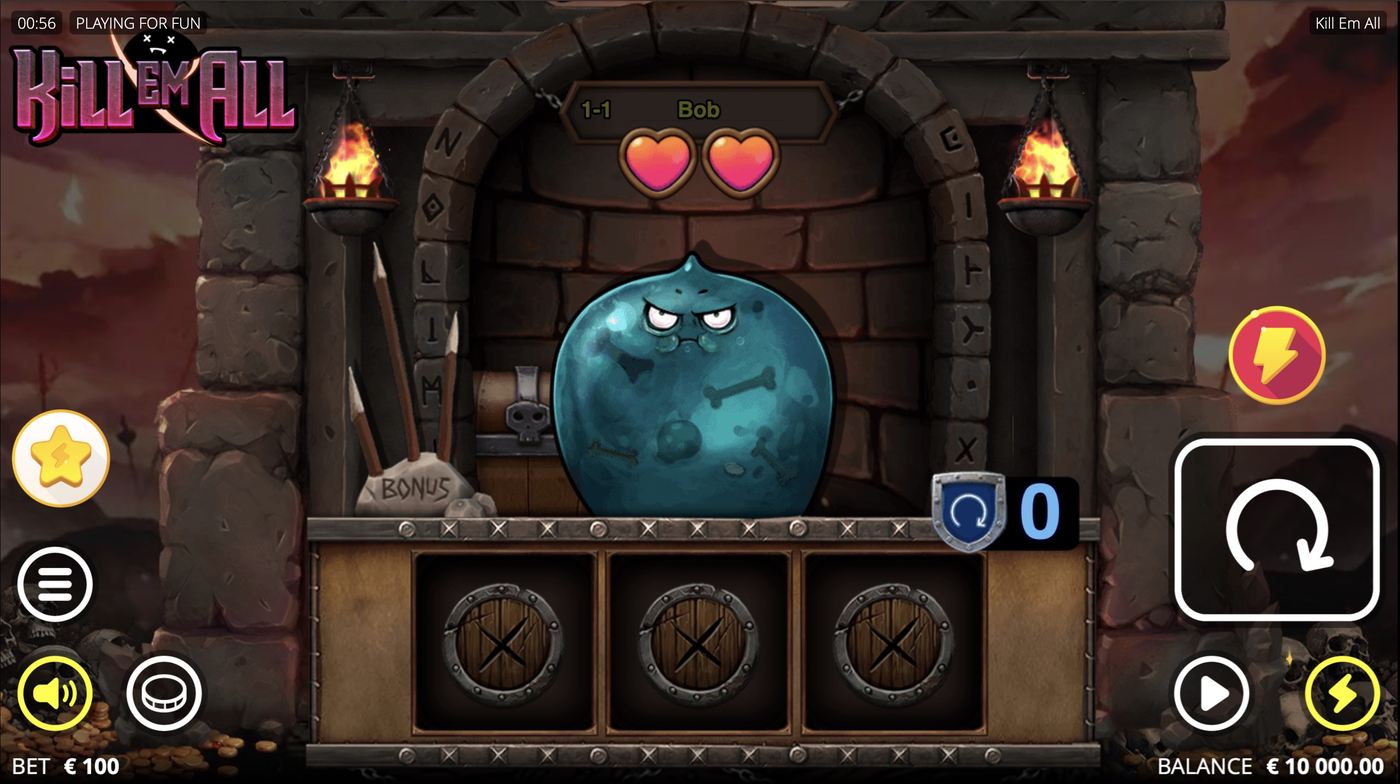 Kill Em All: image of main menu