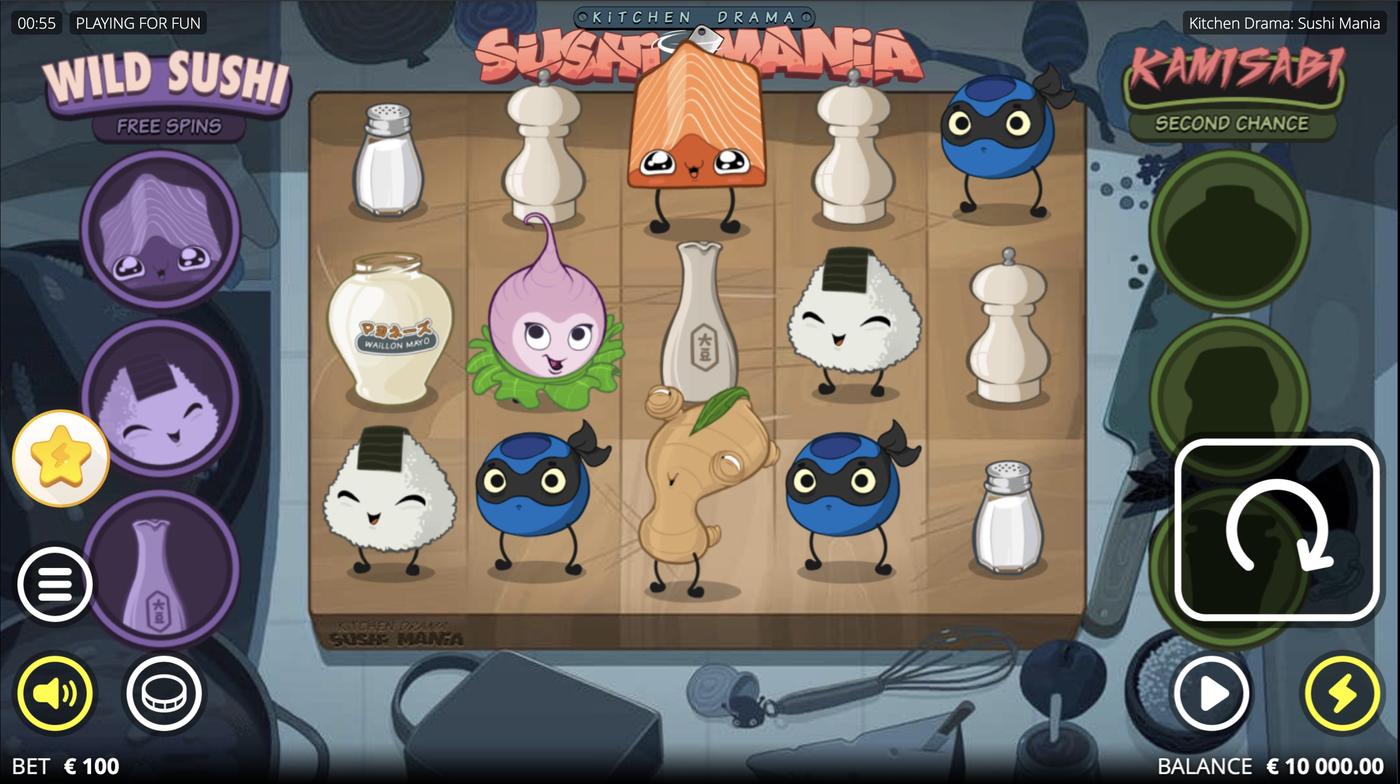 Kitchen Drama: Sushi Mania: image of main menu