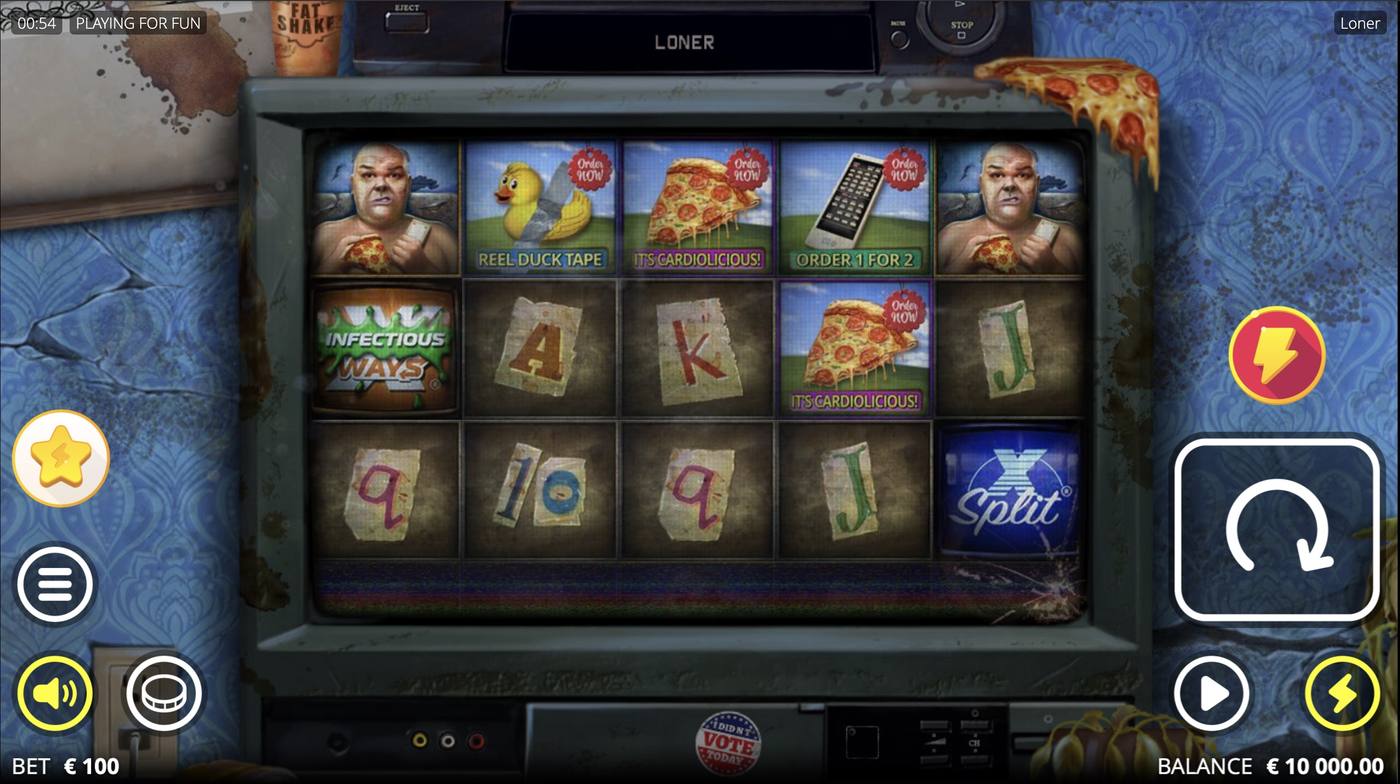 Loner: image of main menu