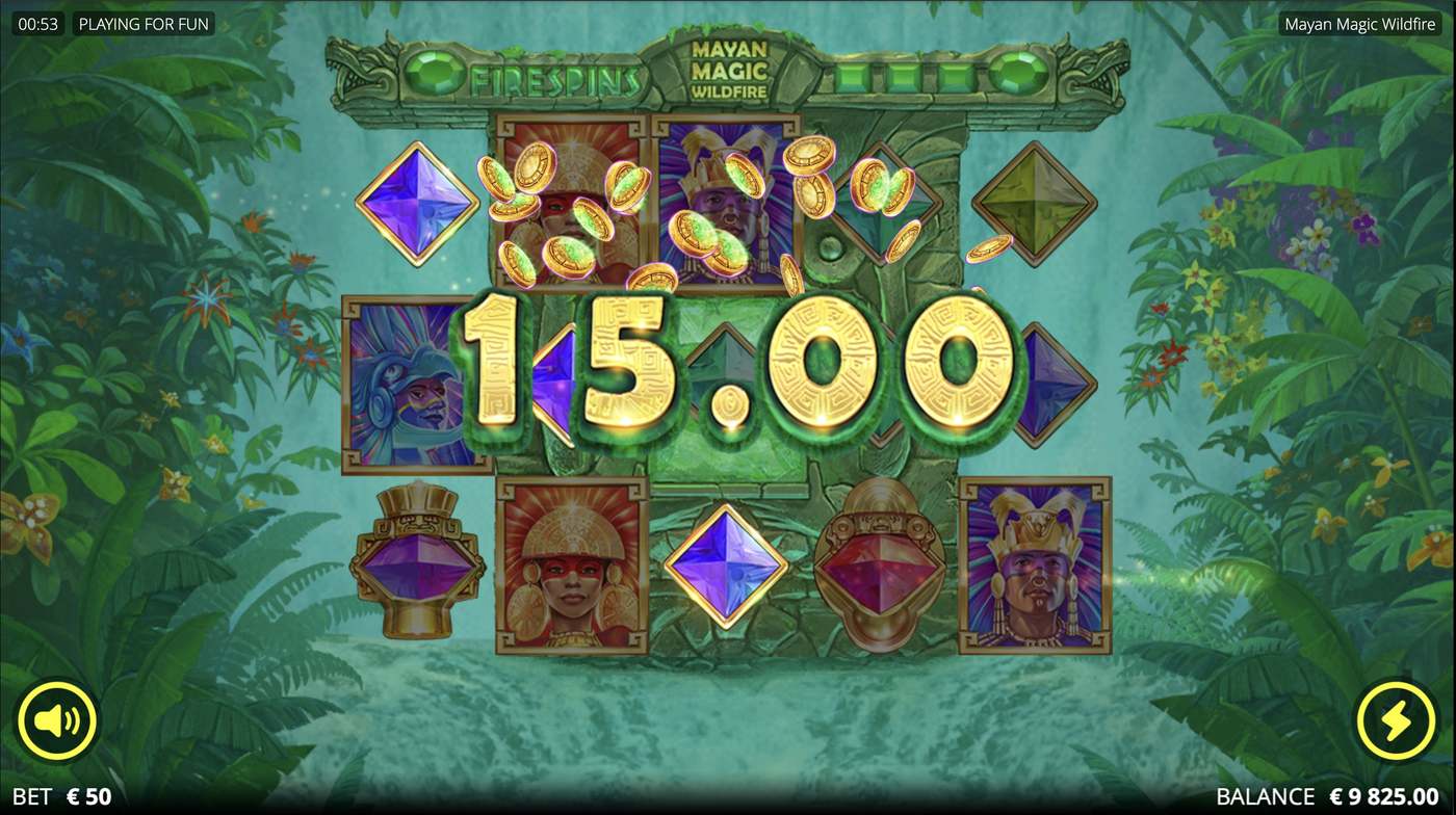 Mayan Magic Wildfire: image of winning