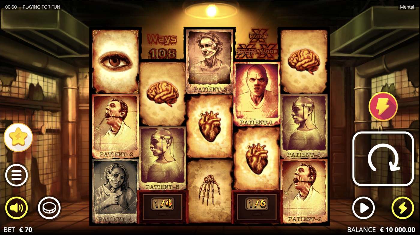 Mental: image of main menu