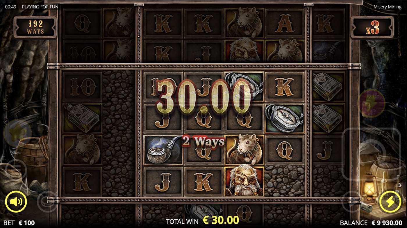 Misery Mining: image of winning