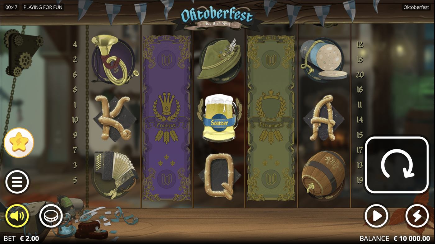 Oktoberfest (NolimitCity): image of main menu