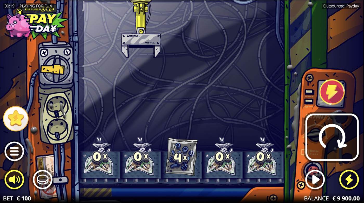 Outsourced: Payday: image of main menu