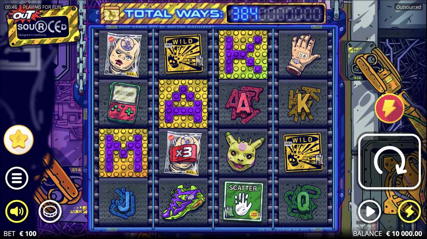 Outsourced: image of main menu