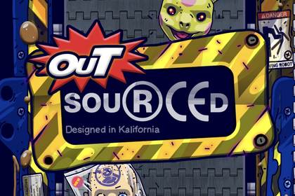 Outsourced Online Slot Logo