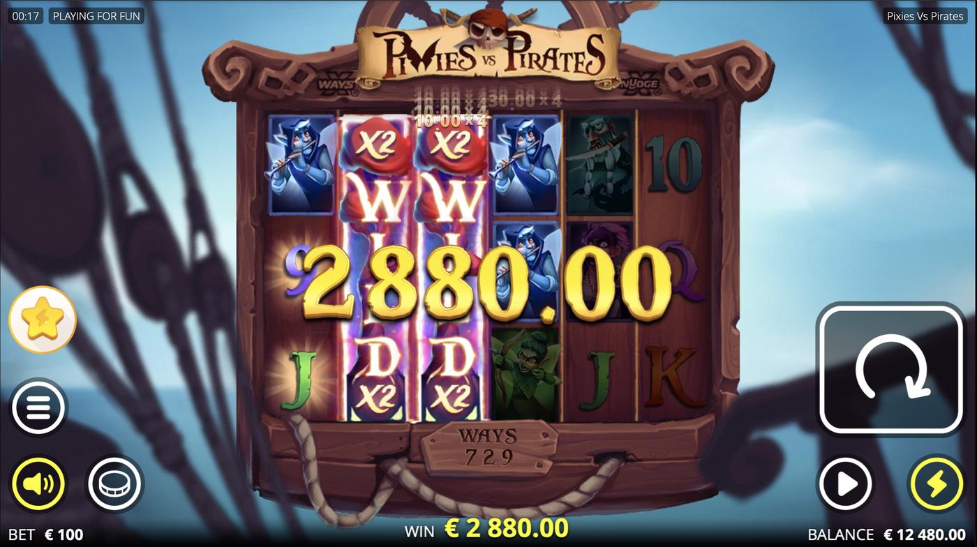 Pixies vs Pirates: image of winning