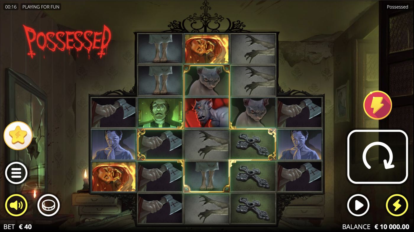 Possessed: image of main menu
