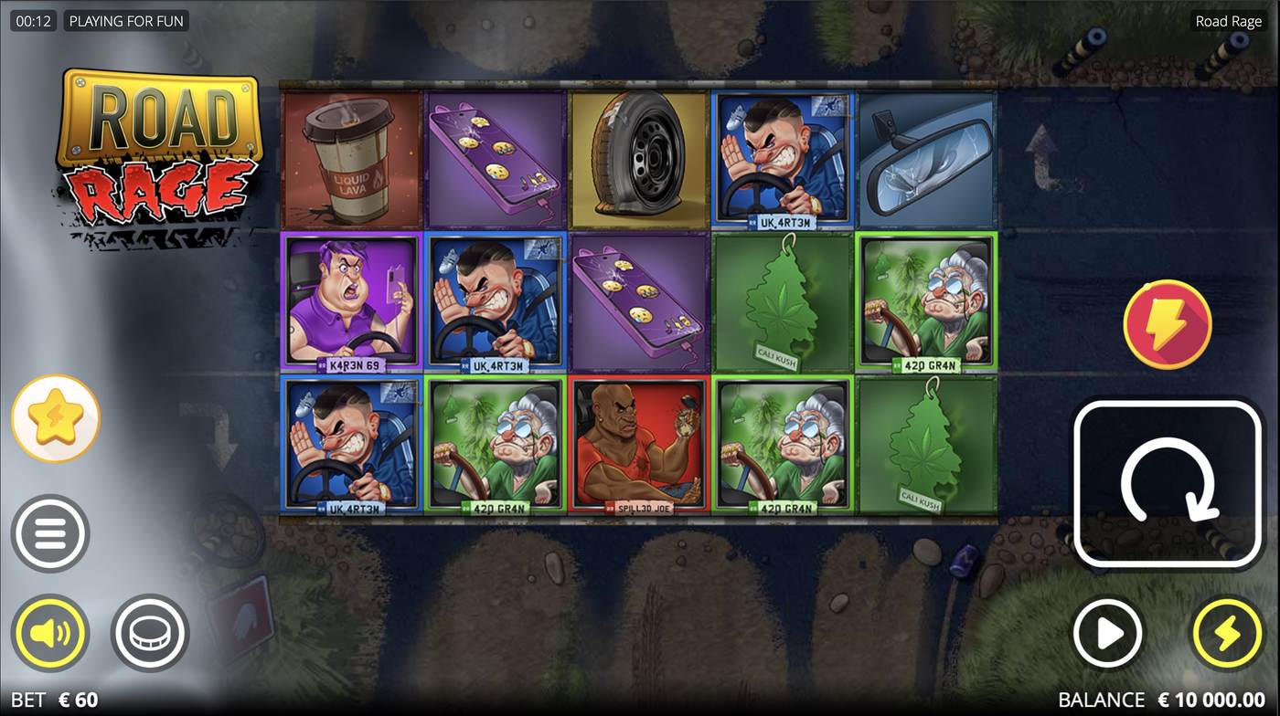 Road Rage: image of main menu