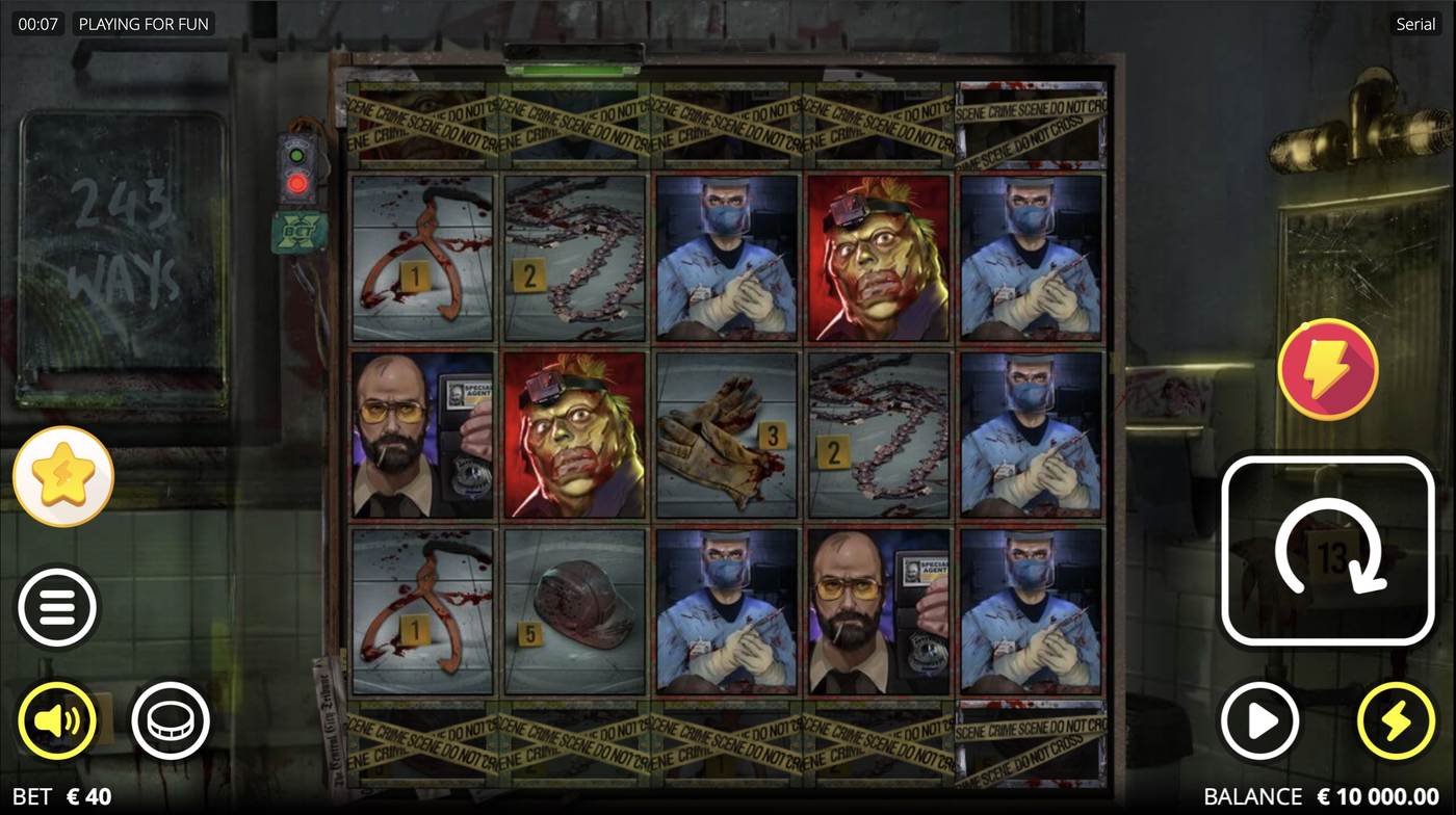 Serial: image of main menu