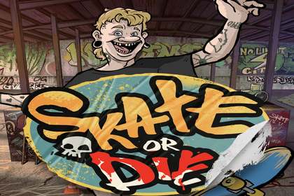 Skate or Die Online Slot Logo