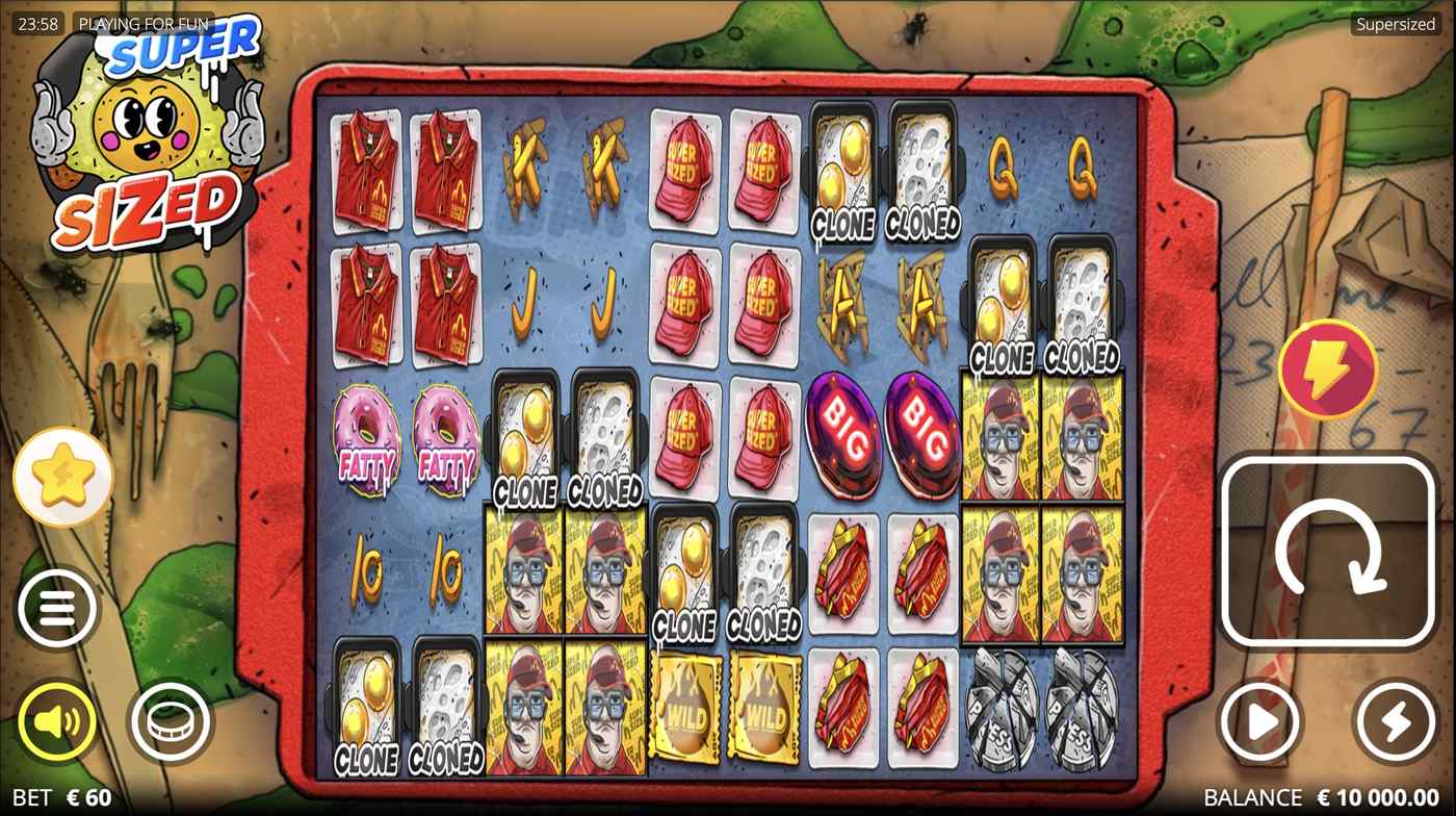 Supersized: image of main menu