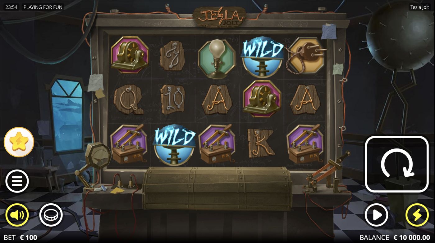 Tesla Jolt: image of main menu