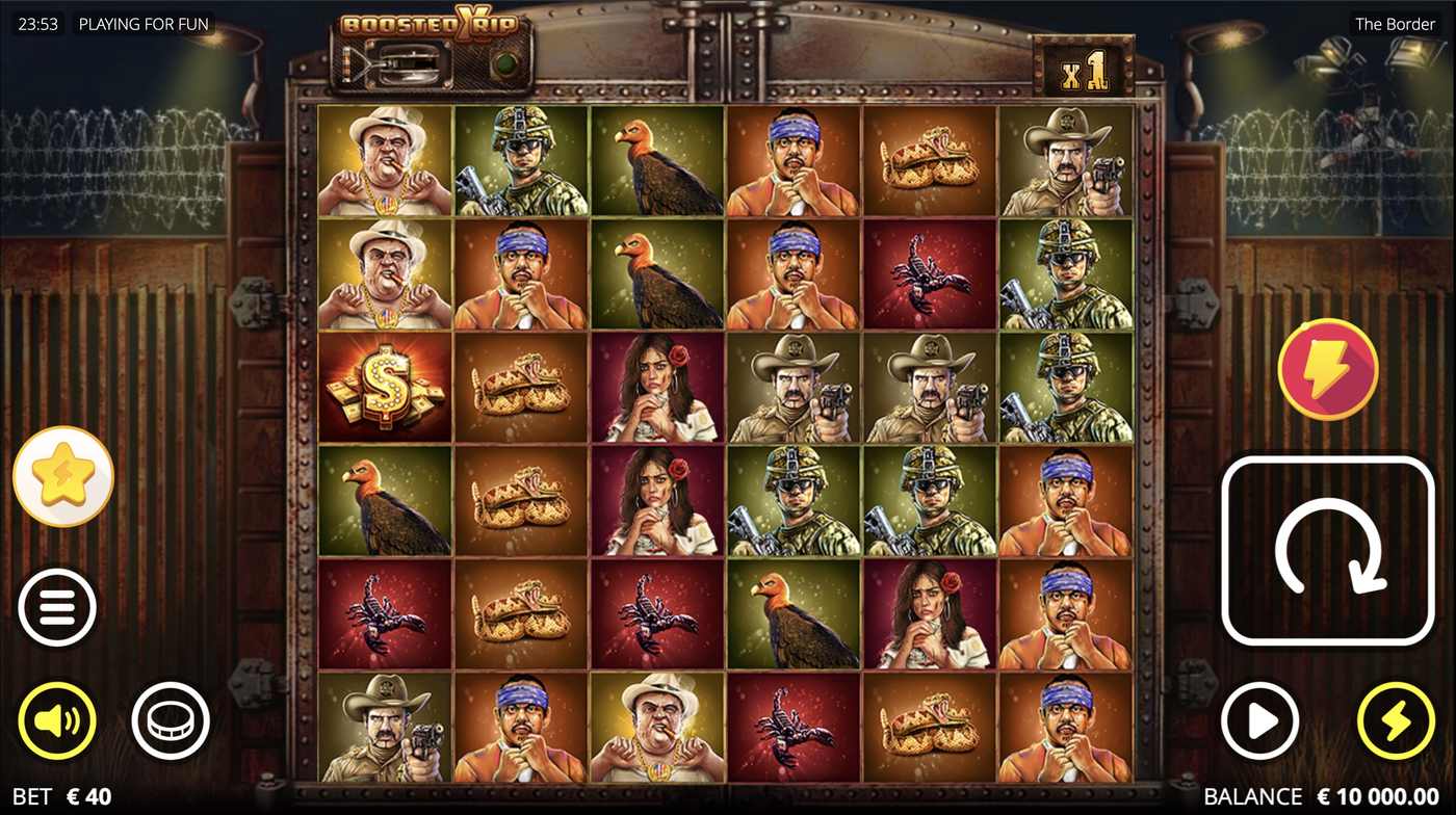 The Border: image of main menu