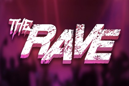 The Rave Online Slot Logo