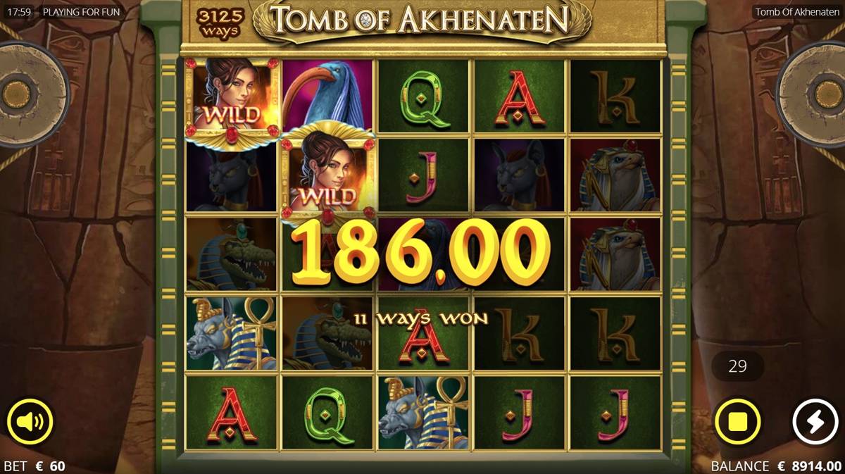 Tomb of Akhenaten: image of winning