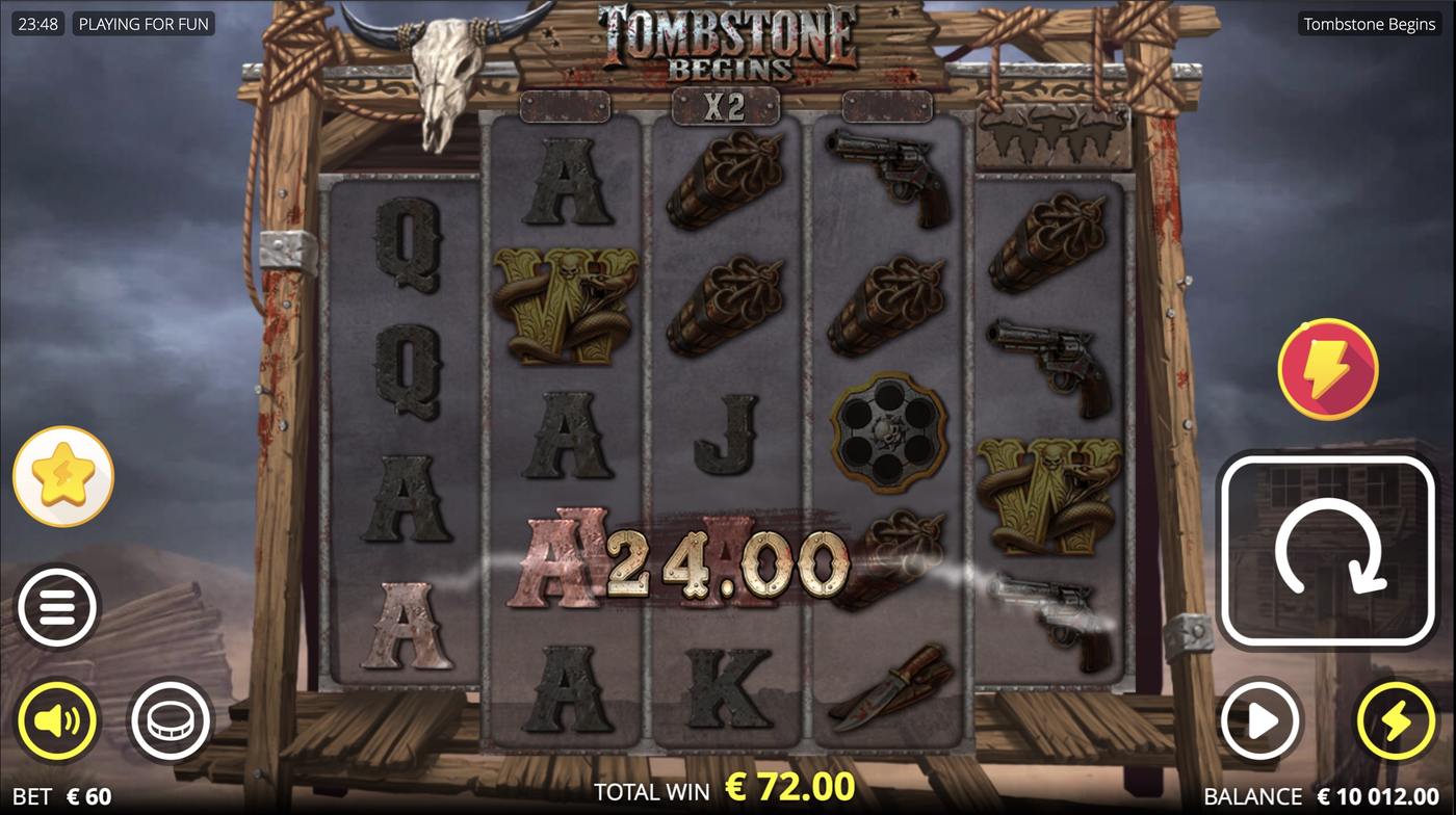 Tombstone Begins: image of winning