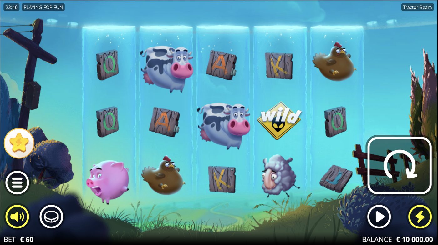 Tractor Beam: image of main menu