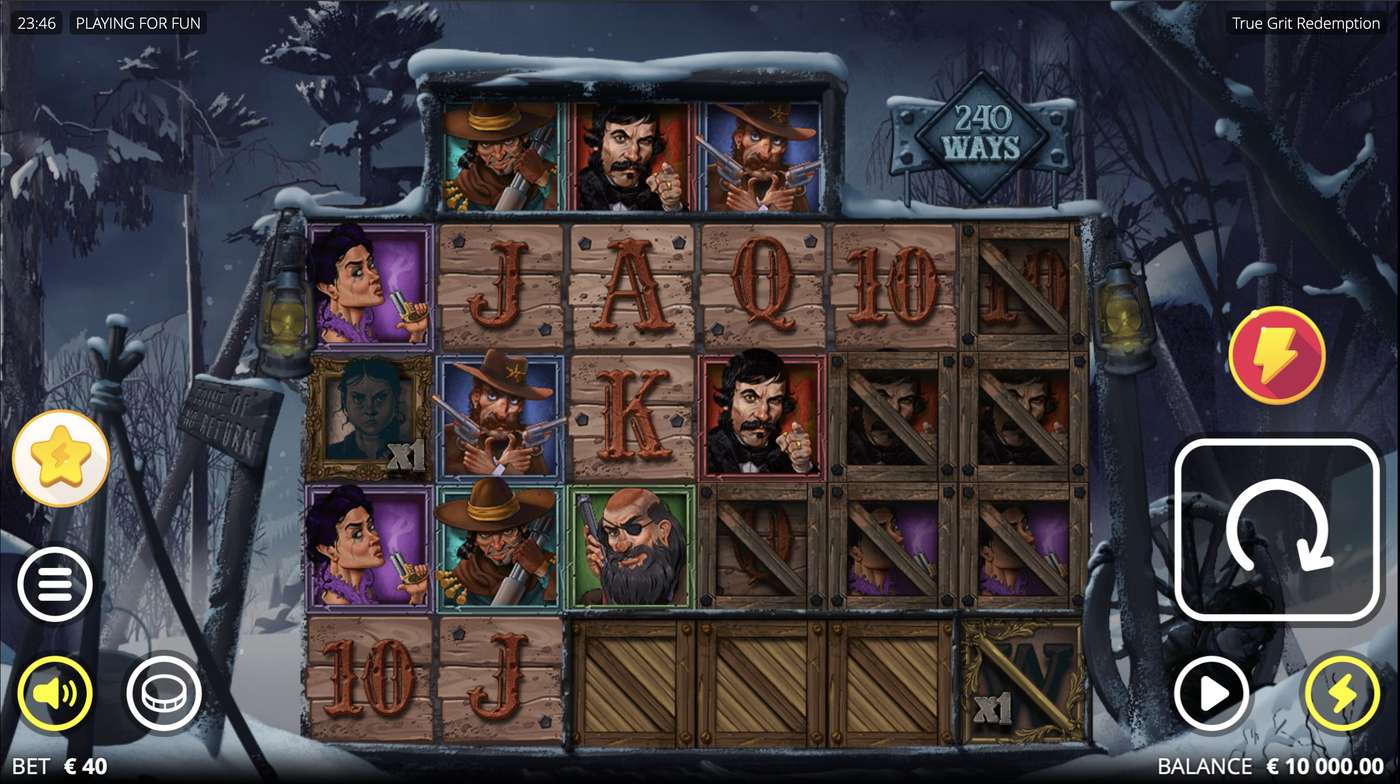 True Grit Redemption: image of main menu