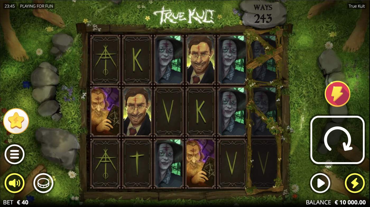 True Kult: image of main menu