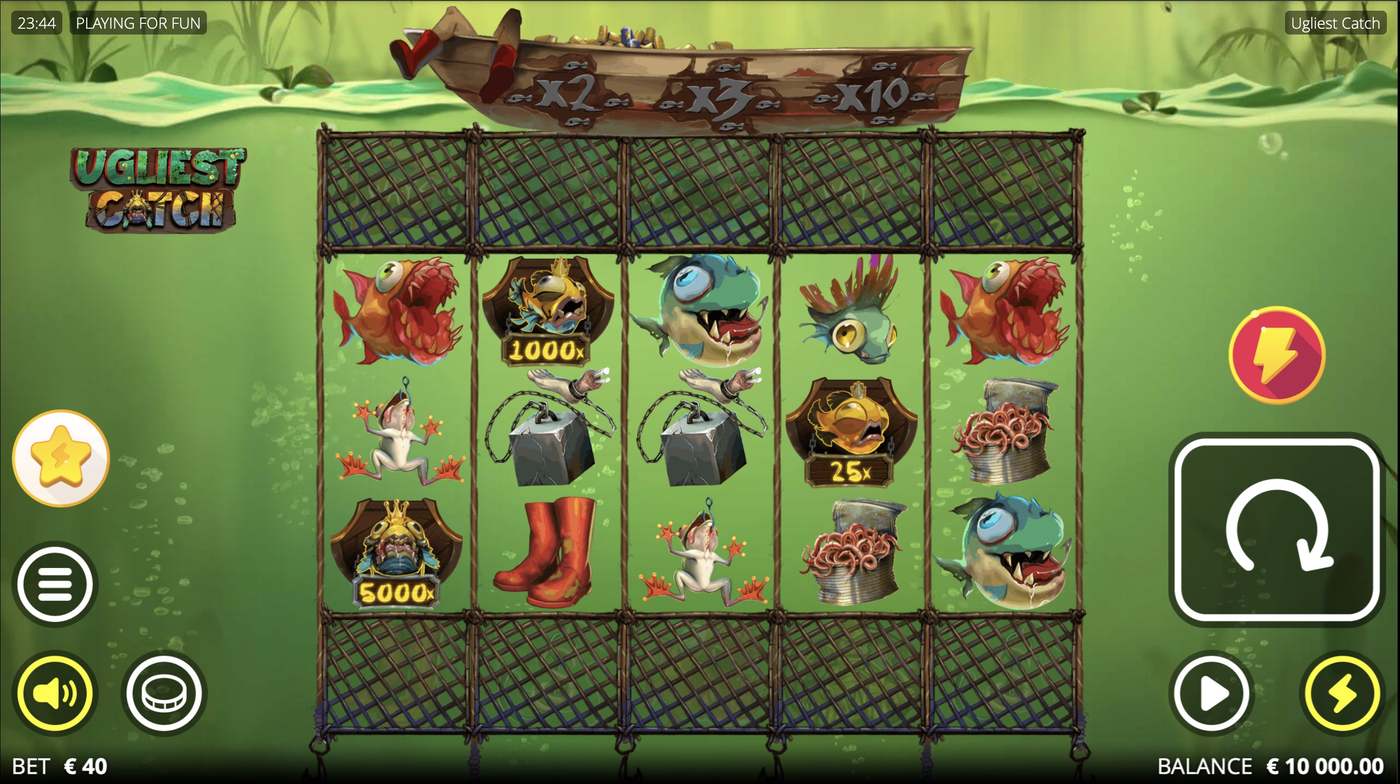 Ugliest Catch: image of main menu