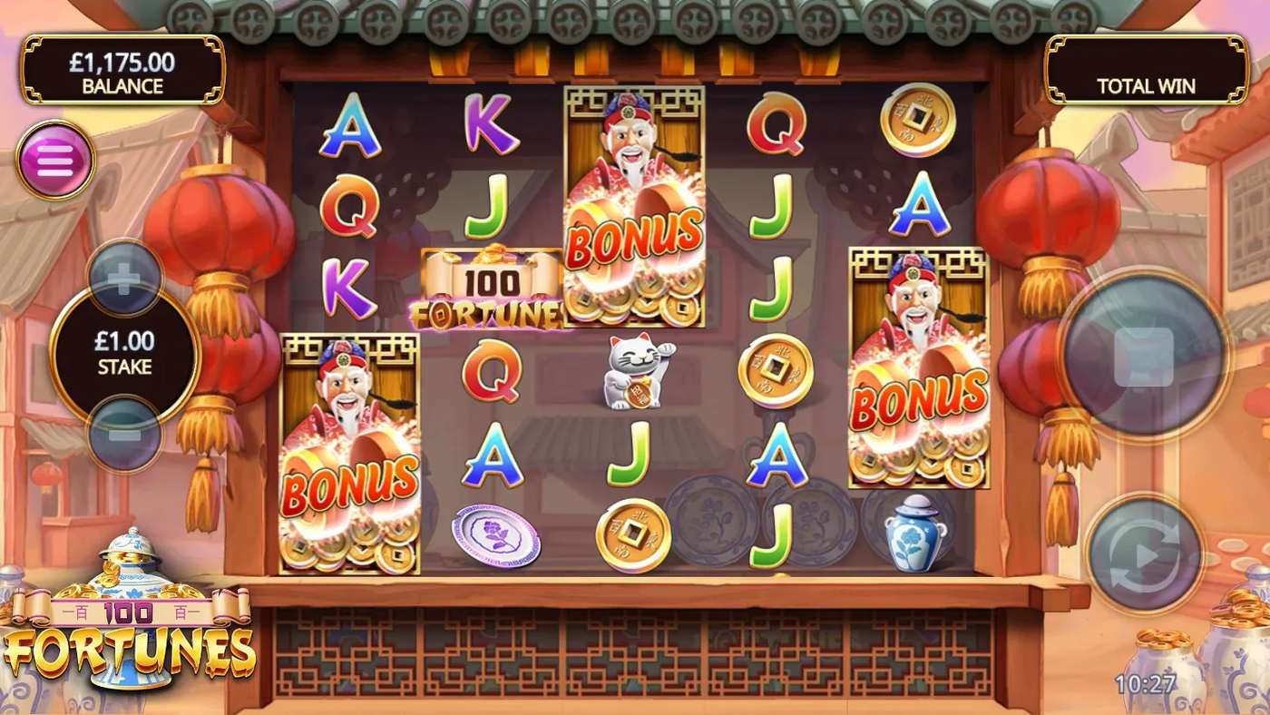 100 Fortunes: image of main menu