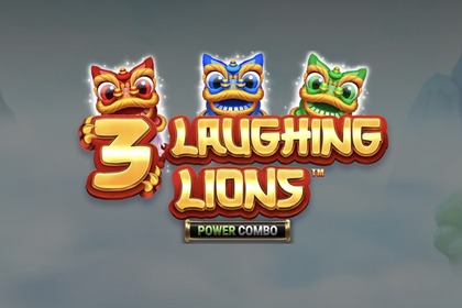 3 Laughing Lions Online Slot Logo