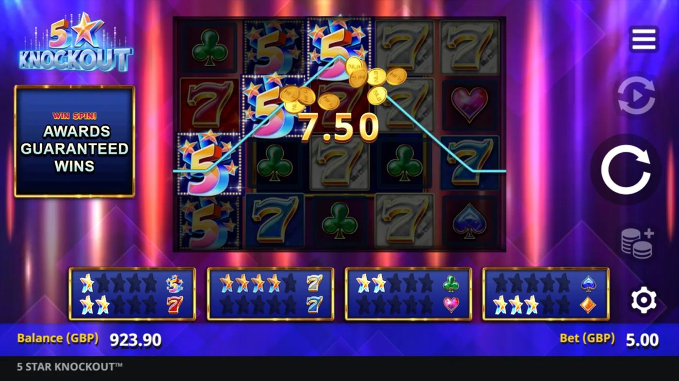 5 Star Knockout: image of winning