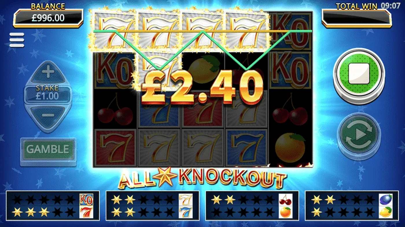 All Star Knockout: image of winning