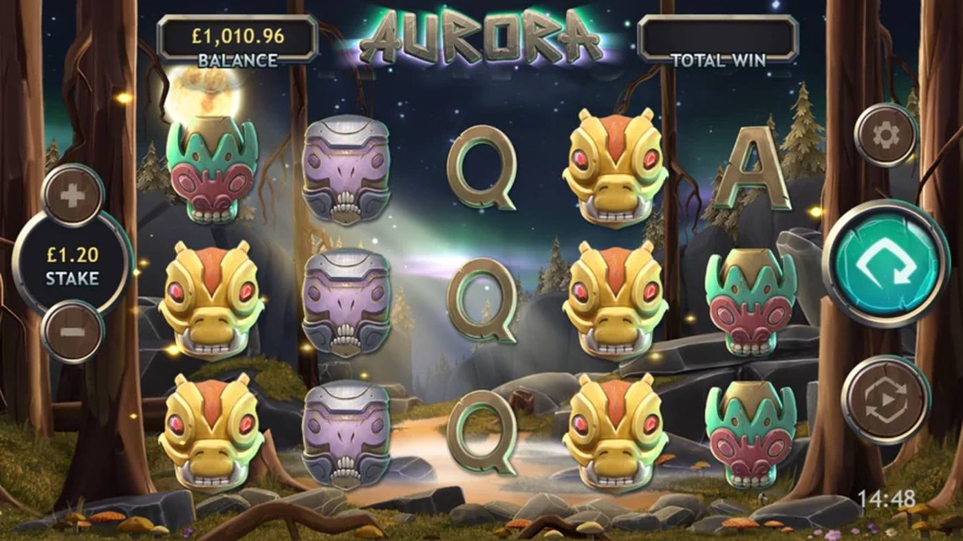 Aurora: image of main menu