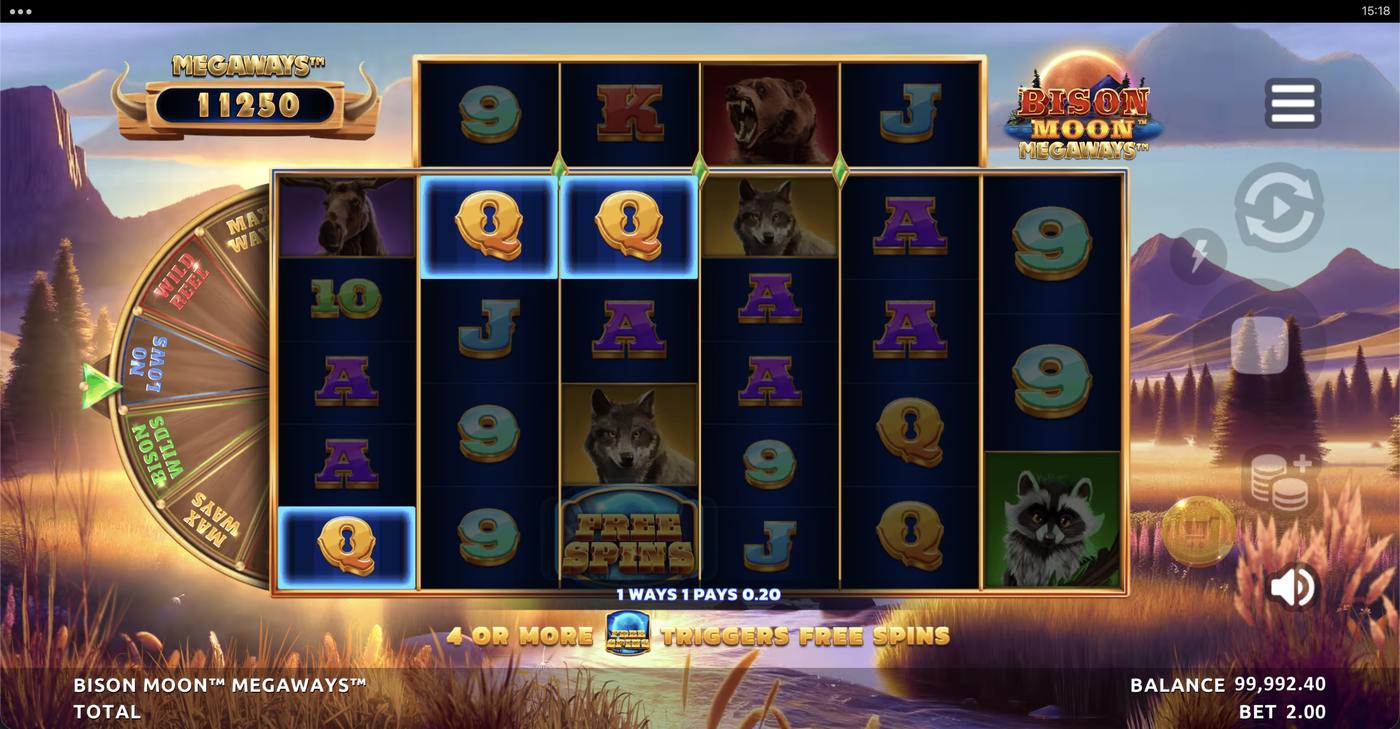 Bison Moon Megaways: image of winning