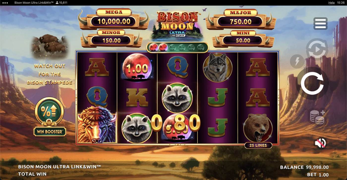 Bison Moon Ultra Link&Win: image of winning