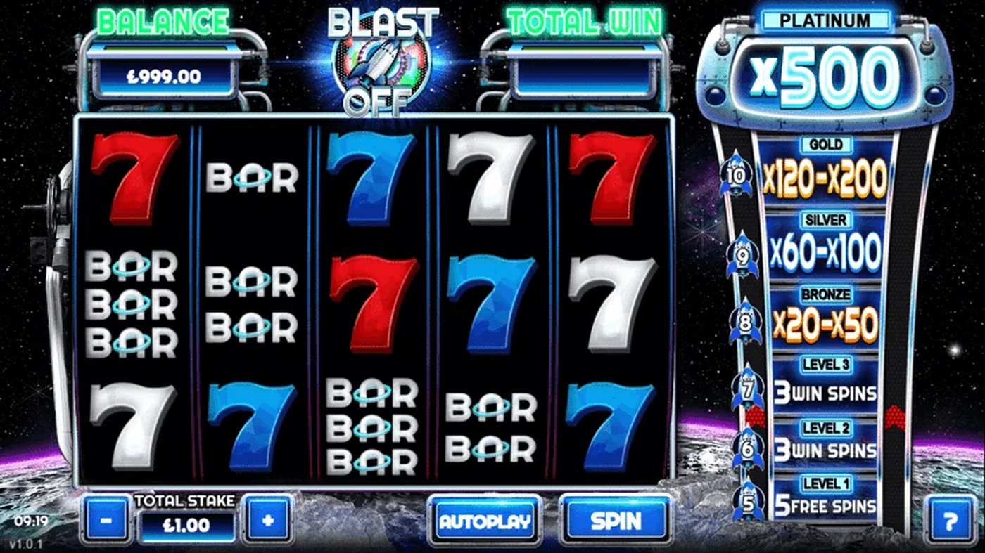 Blast Off: image of main menu
