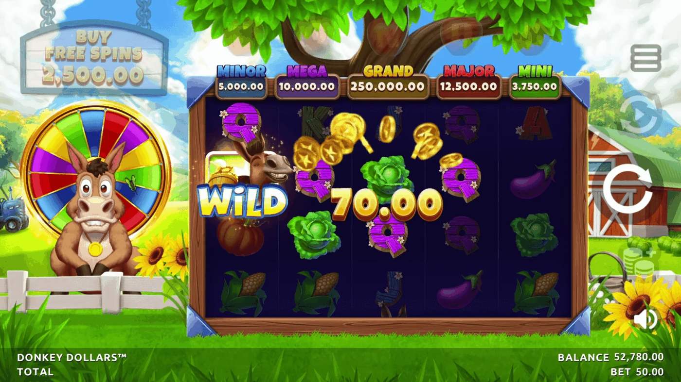 Donkey Dollars: image of winning
