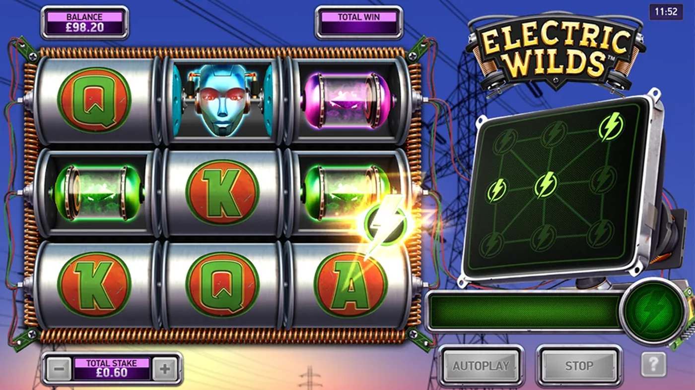 Electric Wilds: image of main menu